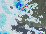 2022年07月09日の愛知県の雨雲レーダー