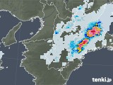 2022年08月10日の奈良県の雨雲レーダー