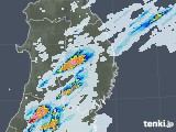 2022年08月13日の岩手県の雨雲レーダー