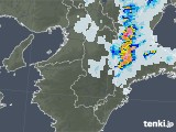 2022年08月25日の奈良県の雨雲レーダー