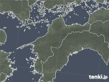 2022年10月14日の愛媛県の雨雲レーダー