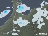 2022年10月24日の富山県の雨雲レーダー