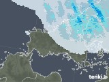 2022年12月24日の山口県の雨雲レーダー