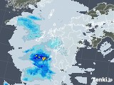 2023年01月22日の九州地方の雨雲レーダー