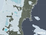 2023年02月02日の宮城県の雨雲レーダー