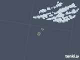 2023年02月24日の沖縄県(南大東島)の雨雲レーダー