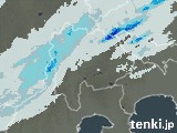 2023年10月01日の山梨県の雨雲レーダー
