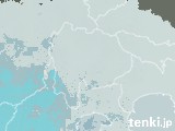 2023年10月08日の山梨県の雨雲レーダー