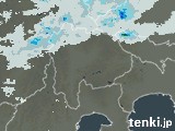 2023年10月10日の山梨県の雨雲レーダー