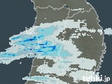 雨雲レーダー(2023年10月16日)