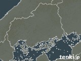 2023年10月22日の広島県の雨雲レーダー