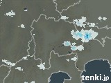 2023年10月27日の山梨県の雨雲レーダー