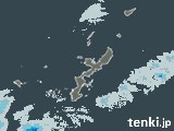 2023年11月10日の沖縄県の雨雲レーダー