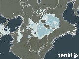 2023年12月12日の奈良県の雨雲レーダー