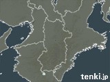 2023年12月20日の奈良県の雨雲レーダー