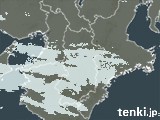 2023年12月22日の奈良県の雨雲レーダー