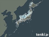 雨雲レーダー(2023年12月25日)