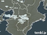 2023年12月25日の奈良県の雨雲レーダー