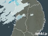 2024年01月14日の秋田県の雨雲レーダー