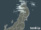 2024年01月17日の東北地方の雨雲レーダー