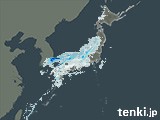 雨雲レーダー(2024年01月18日)