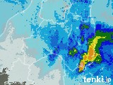 雨雲レーダー(2024年01月21日)