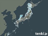 雨雲レーダー(2024年01月22日)