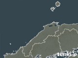 2024年04月01日の島根県の雨雲レーダー
