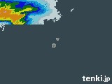2024年04月02日の沖縄県(南大東島)の雨雲レーダー
