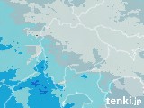 2024年04月03日の山梨県の雨雲レーダー