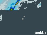 2024年04月08日の沖縄県(南大東島)の雨雲レーダー