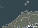 2024年04月10日の島根県の雨雲レーダー