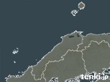 2024年04月11日の島根県の雨雲レーダー