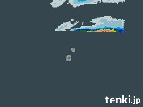 2024年04月17日の沖縄県(南大東島)の雨雲レーダー