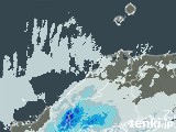 2024年04月23日の島根県の雨雲レーダー