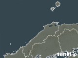 2024年04月25日の島根県の雨雲レーダー