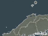 2024年05月18日の島根県の雨雲レーダー