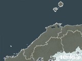 2024年05月19日の島根県の雨雲レーダー