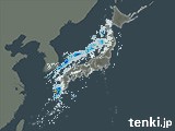 2024年10月15日の雨雲レーダー