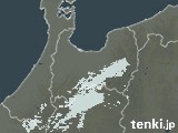 2024年10月18日の富山県の雨雲レーダー