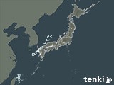 雨雲レーダー(2024年12月25日)