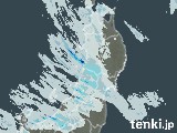 2025年01月10日の東北地方の雨雲レーダー