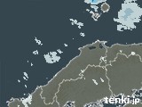 2025年01月21日の島根県の雨雲レーダー