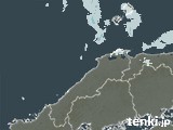 2025年01月24日の島根県の雨雲レーダー