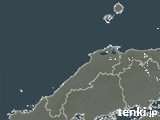 2025年02月13日の島根県の雨雲レーダー