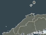 2025年02月28日の島根県の雨雲レーダー