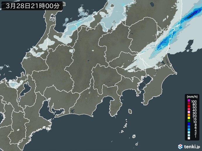 【全商品オープニング価格 特別価格】 関東・甲信地方の過去の雨雲レーダー(2025年03月28日) 日本 - ヘラブナ竿