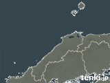 2025年05月17日の島根県の雨雲レーダー