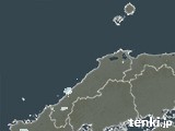2025年05月22日の島根県の雨雲レーダー