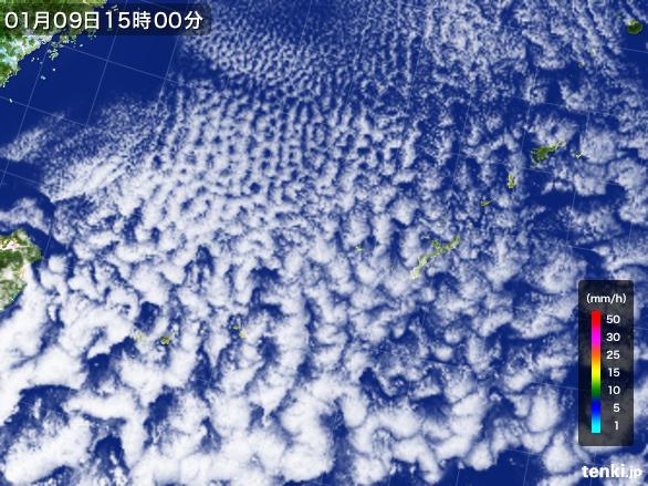実況天気図(2015年01月09日)